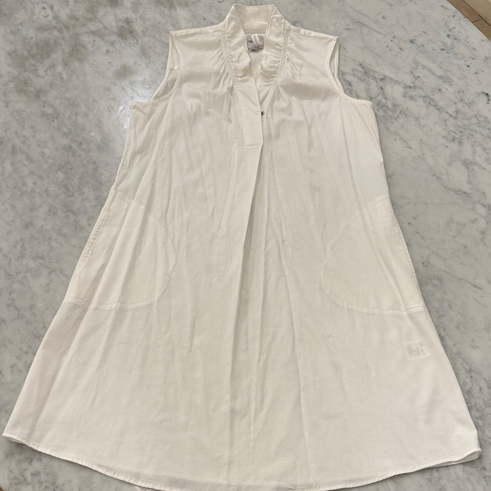 Nic+Zoe Sleeveless Shirt Dress